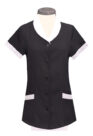 chaqueta color negro para empleada doméstica
