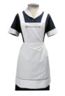 Bata y Delantal Azul Marino Tallas 3XL 4XL