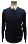 JERSEY CABALLERO AZUL MARINO CUELLO PICO