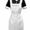 Uniforme Satén Negro Servicio Doméstico
