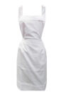 Delantal para uniforme con peto sencillo