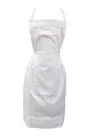 Delantal con peto para uniforme de servicio doméstico