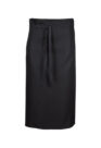 Delantal para catering largo color negro
