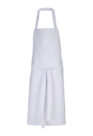 Delantal con peto color blanco