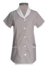 Chaqueta para Empleada de Servicio Doméstico PIQUÉ TOPO GRIS
