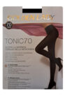 PANTY TUPIDO MICROFIBRA "GOLDEN LADY" COLOR NEGRO