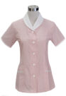 CHAQUETA DE SERVICIO DOMÉSTICO RAYA BORDÓN ROSA