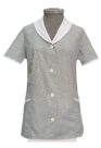 CHAQUETA PARA EMPLEADA DE SERVICIO DOMÉSTICO 100% ALGODÓN MODELO VERDE AGUA